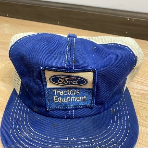 Vintage Ford Tractor Mesh Back Trucker Hat K Brand - Picture 3 of 7